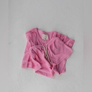 Raised by Water Pink French Terry Set